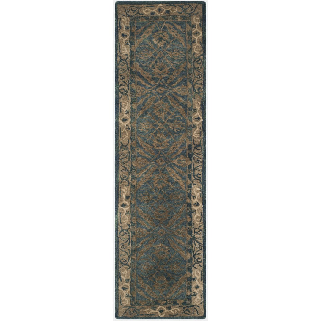 SAFAVIEH Anatolia AN583A Handmade Navy / Ivory Rug Image 5