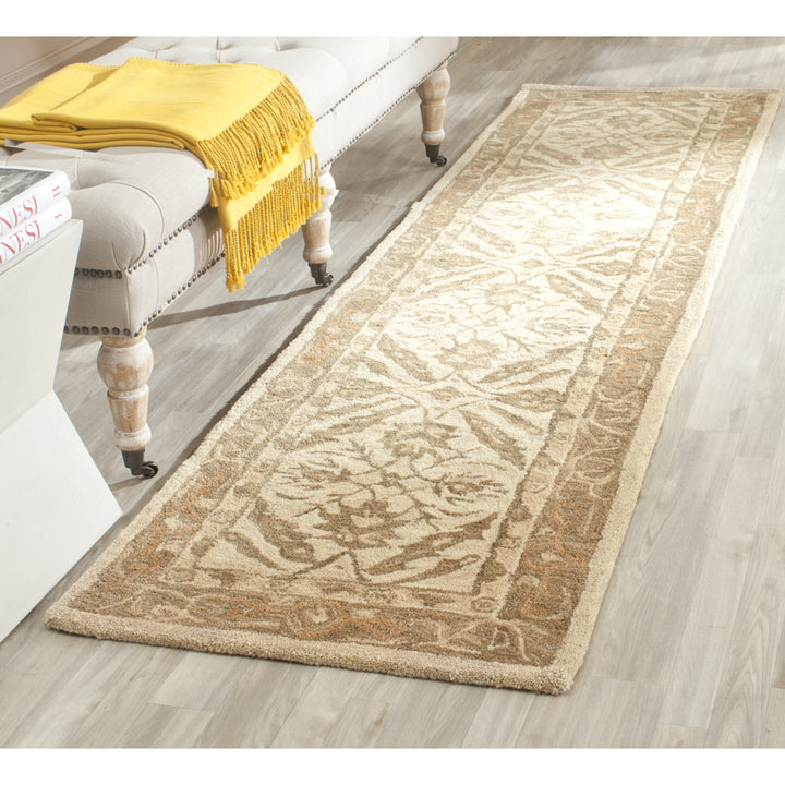 SAFAVIEH Anatolia AN583C Handmade Ivory / Brown Rug Image 3