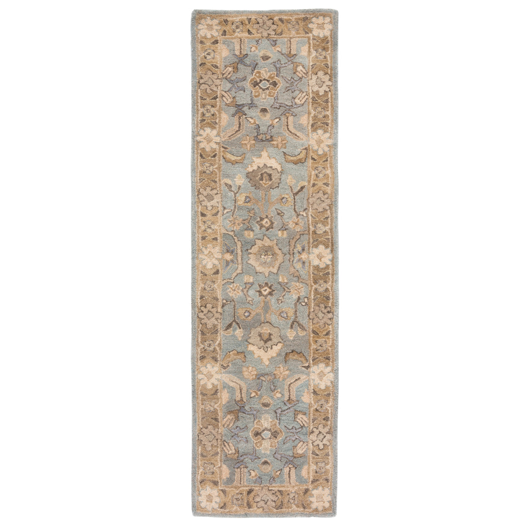 SAFAVIEH Anatolia AN585D Handmade Light Blue / Taupe Rug Image 5