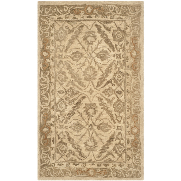 SAFAVIEH Anatolia AN583C Handmade Ivory / Brown Rug Image 7