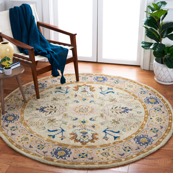 SAFAVIEH Anatolia AN585B Handmade Ivory / Beige Rug Image 2