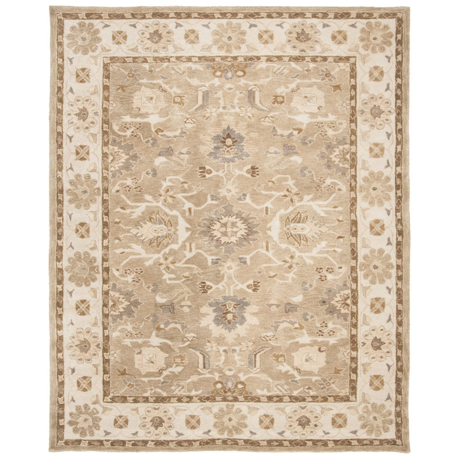 SAFAVIEH Anatolia AN585F Handmade Tan / Ivory Rug Image 1