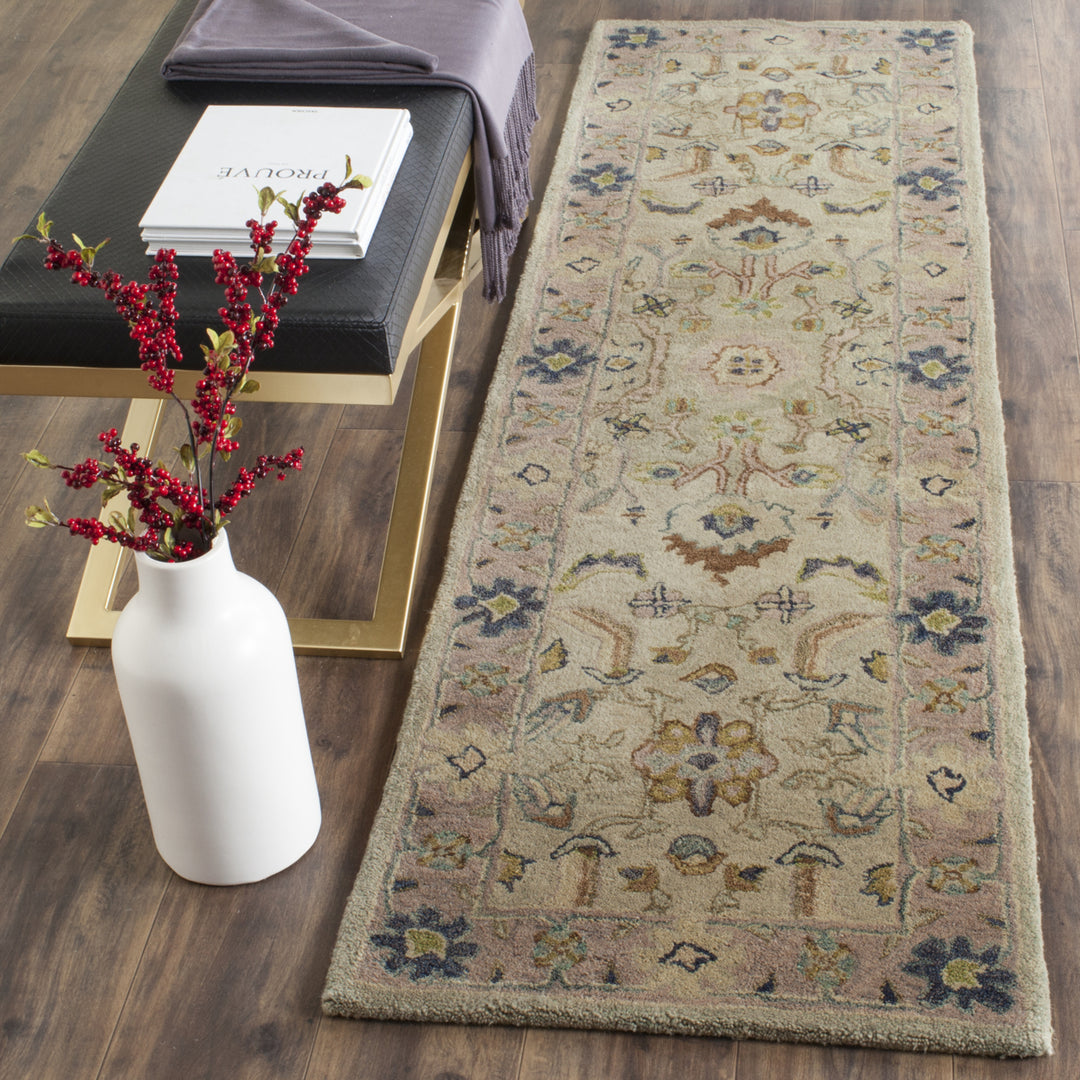 SAFAVIEH Anatolia AN585B Handmade Ivory / Beige Rug Image 3