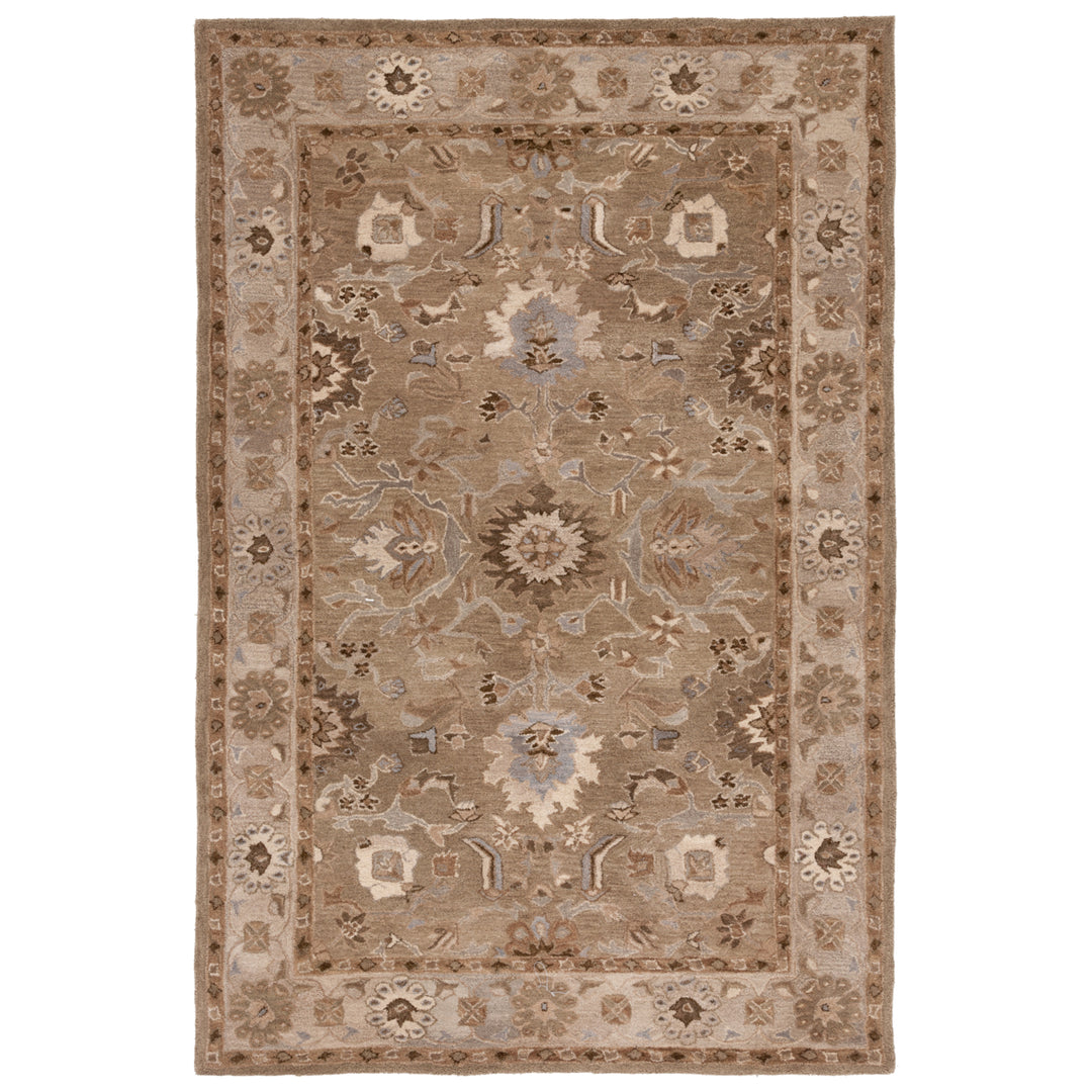 SAFAVIEH Anatolia AN585F Handmade Tan / Ivory Rug Image 9