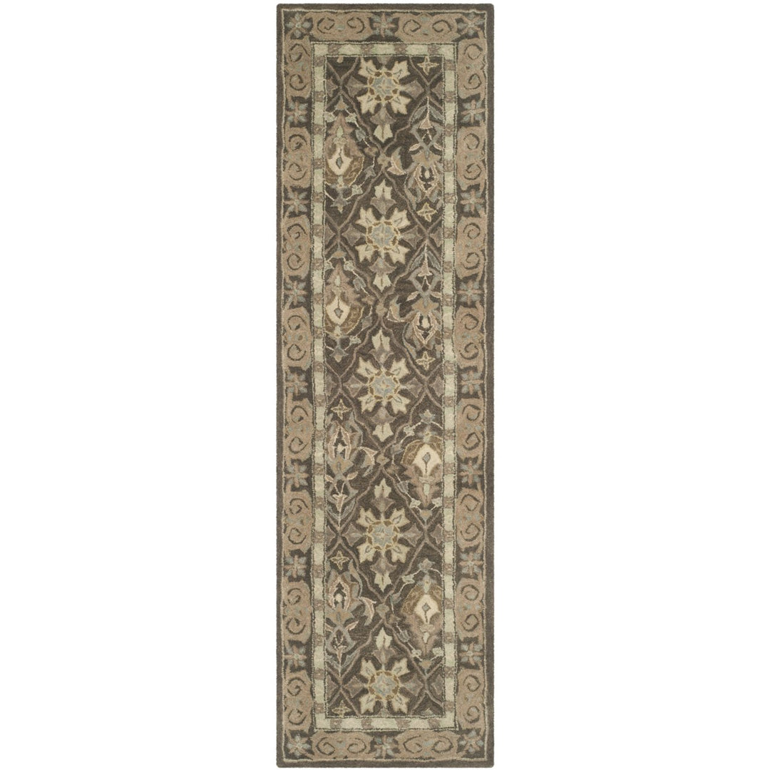 SAFAVIEH Anatolia AN587C Handmade Brown / Beige Rug Image 5