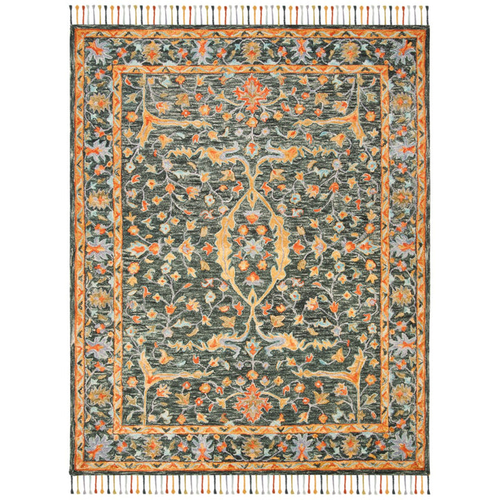 SAFAVIEH Aspen APN116X Handmade Olive / Rust Rug Image 1