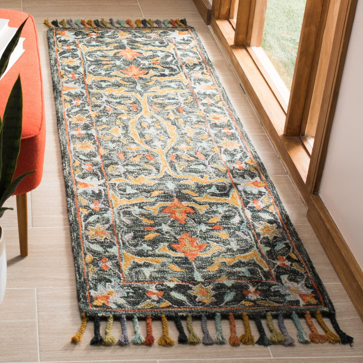 SAFAVIEH Aspen APN116X Handmade Olive / Rust Rug Image 3