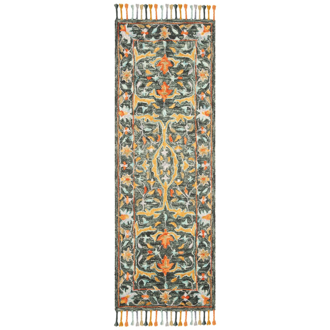 SAFAVIEH Aspen APN116X Handmade Olive / Rust Rug Image 5