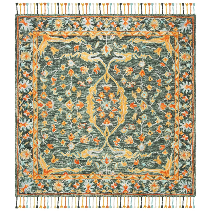 SAFAVIEH Aspen APN116X Handmade Olive / Rust Rug Image 6