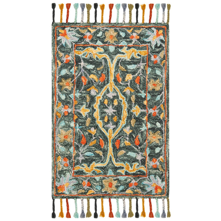 SAFAVIEH Aspen APN116X Handmade Olive / Rust Rug Image 8