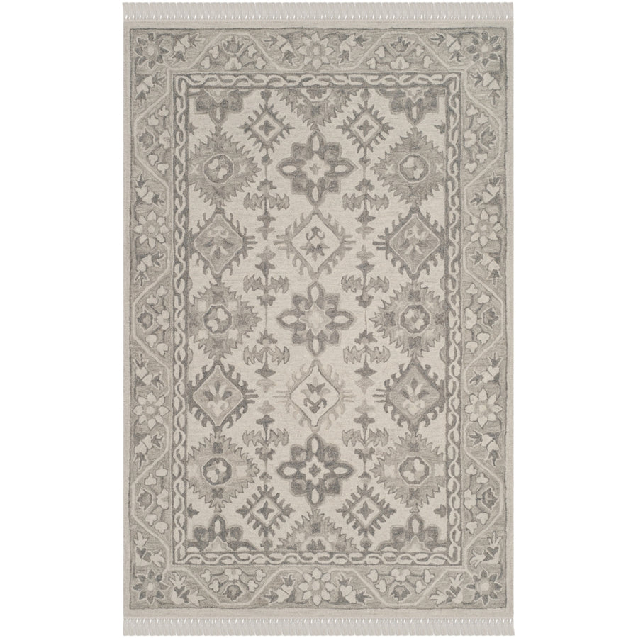 SAFAVIEH Aspen APN120A Handmade Light Grey / Grey Rug Image 1