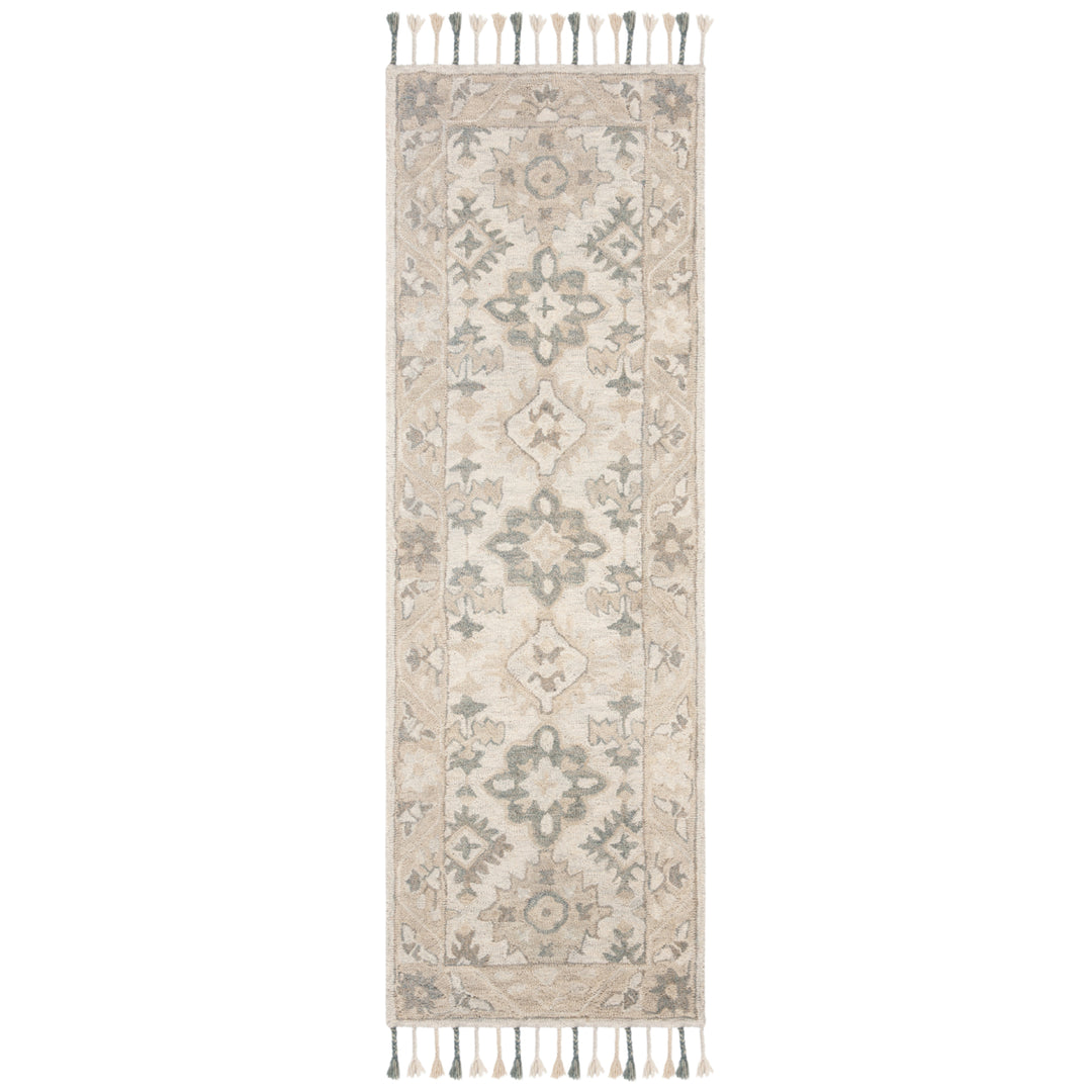 SAFAVIEH Aspen APN120A Handmade Light Grey / Grey Rug Image 5