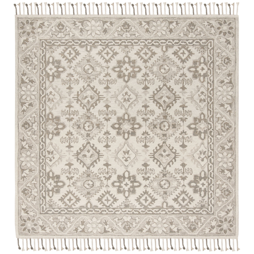 SAFAVIEH Aspen APN120A Handmade Light Grey / Grey Rug Image 6