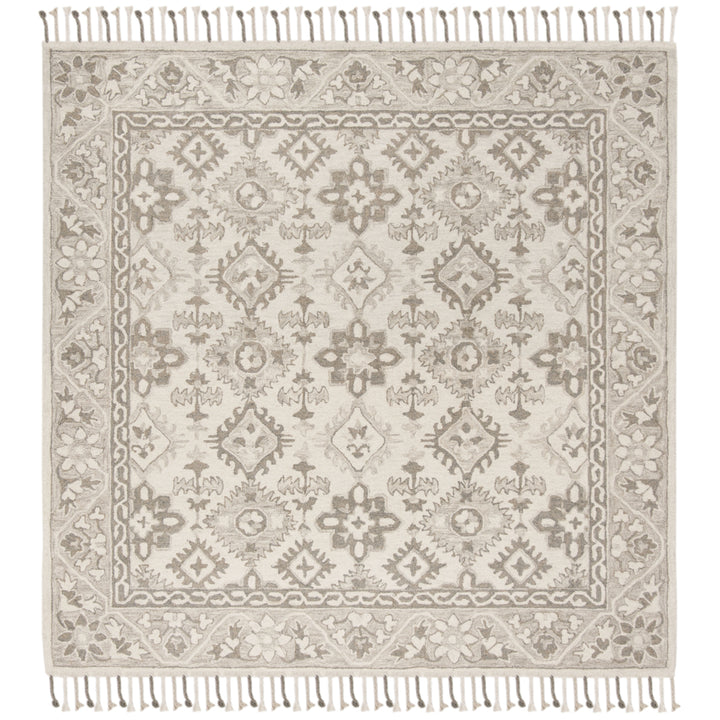 SAFAVIEH Aspen APN120A Handmade Light Grey / Grey Rug Image 6