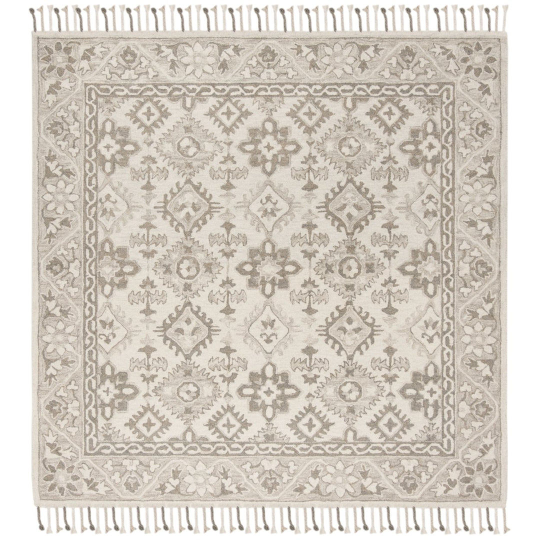 SAFAVIEH Aspen APN120A Handmade Light Grey / Grey Rug Image 1