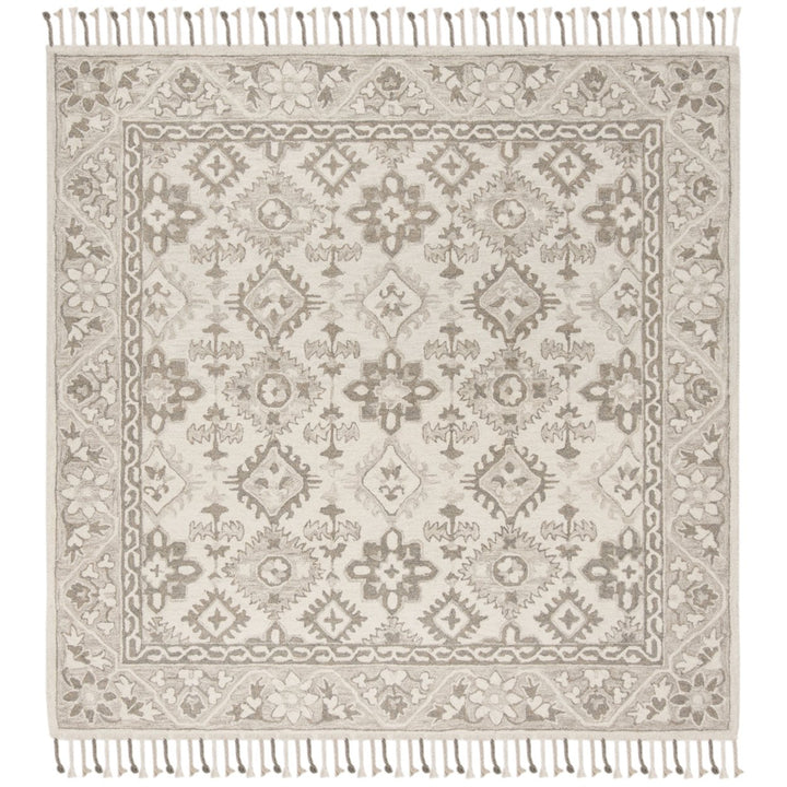 SAFAVIEH Aspen APN120A Handmade Light Grey / Grey Rug Image 1