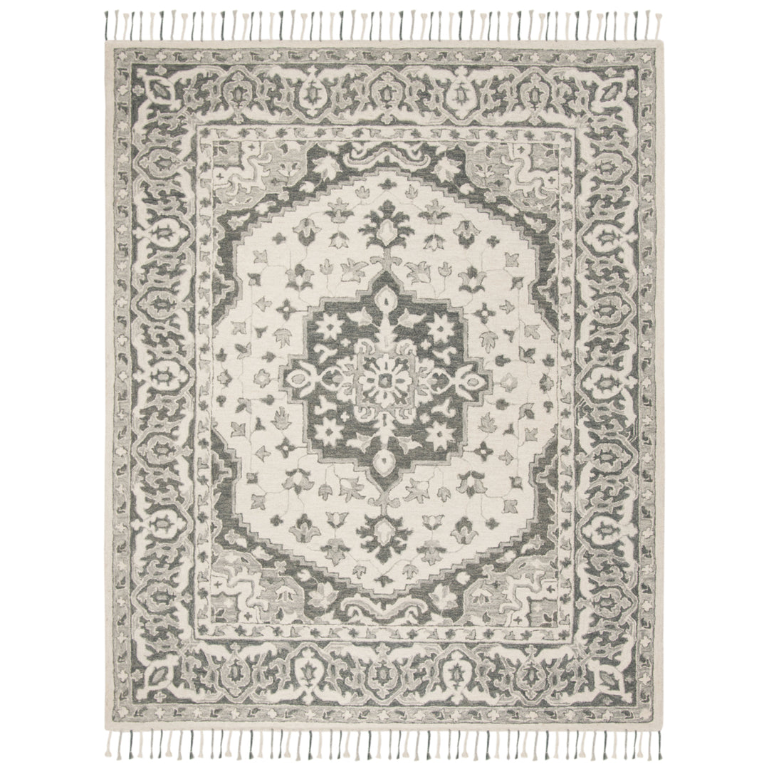 SAFAVIEH Aspen APN122A Handmade Grey / Light Grey Rug Image 1