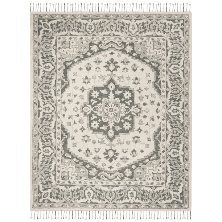 SAFAVIEH Aspen APN122A Handmade Grey / Light Grey Rug Image 1