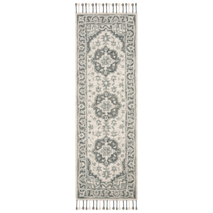 SAFAVIEH Aspen APN122A Handmade Grey / Light Grey Rug Image 5