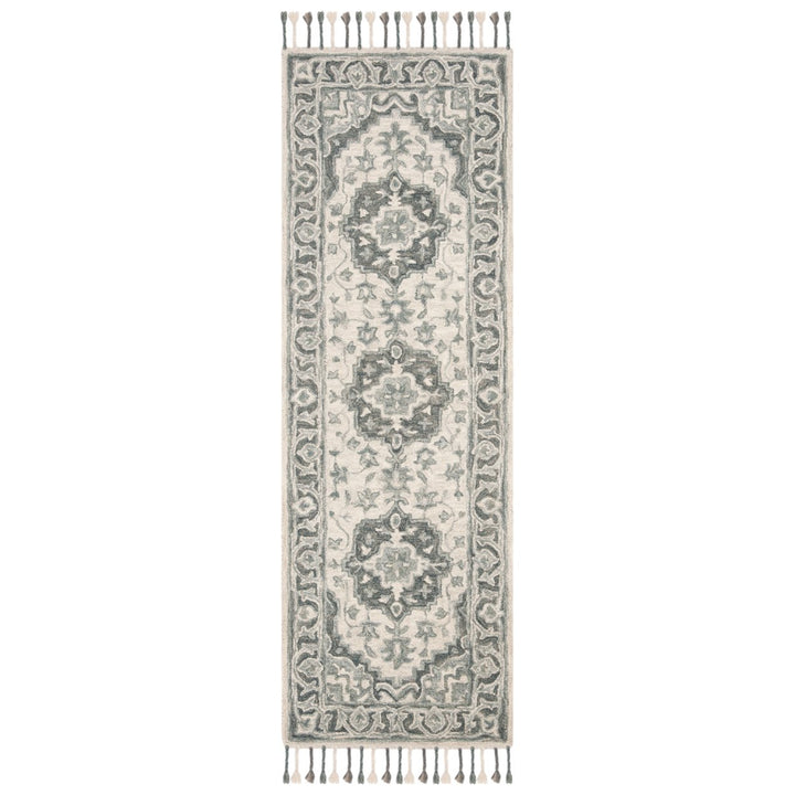 SAFAVIEH Aspen APN122A Handmade Grey / Light Grey Rug Image 1