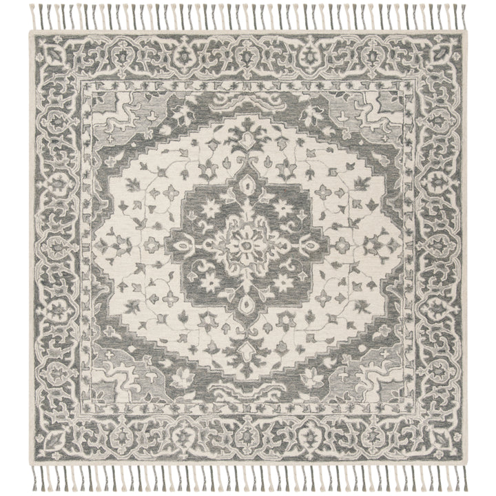 SAFAVIEH Aspen APN122A Handmade Grey / Light Grey Rug Image 1