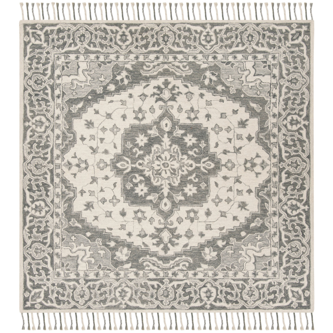 SAFAVIEH Aspen APN122A Handmade Grey / Light Grey Rug Image 6