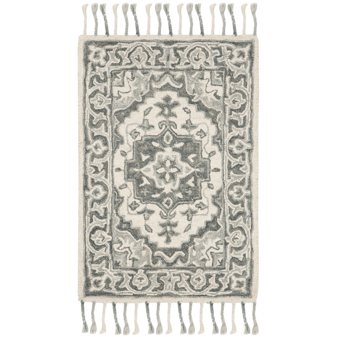 SAFAVIEH Aspen APN122A Handmade Grey / Light Grey Rug Image 8