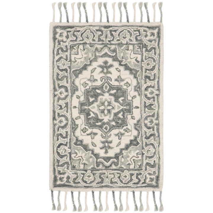 SAFAVIEH Aspen APN122A Handmade Grey / Light Grey Rug Image 8