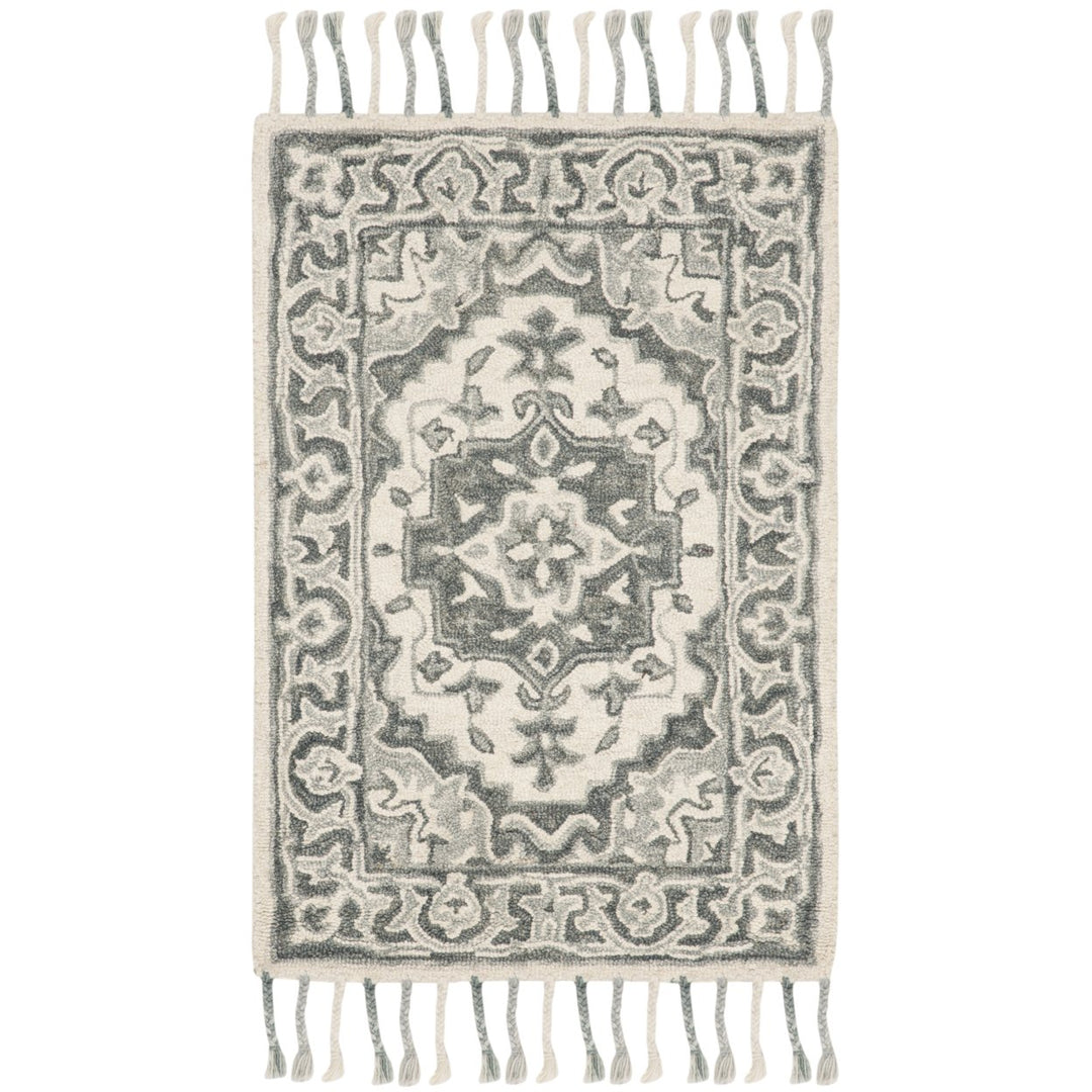 SAFAVIEH Aspen APN122A Handmade Grey / Light Grey Rug Image 1