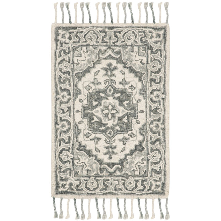 SAFAVIEH Aspen APN122A Handmade Grey / Light Grey Rug Image 1