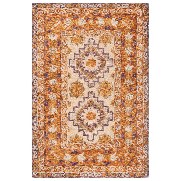 SAFAVIEH Aspen APN127T Handmade Brown / Purple Rug Image 2