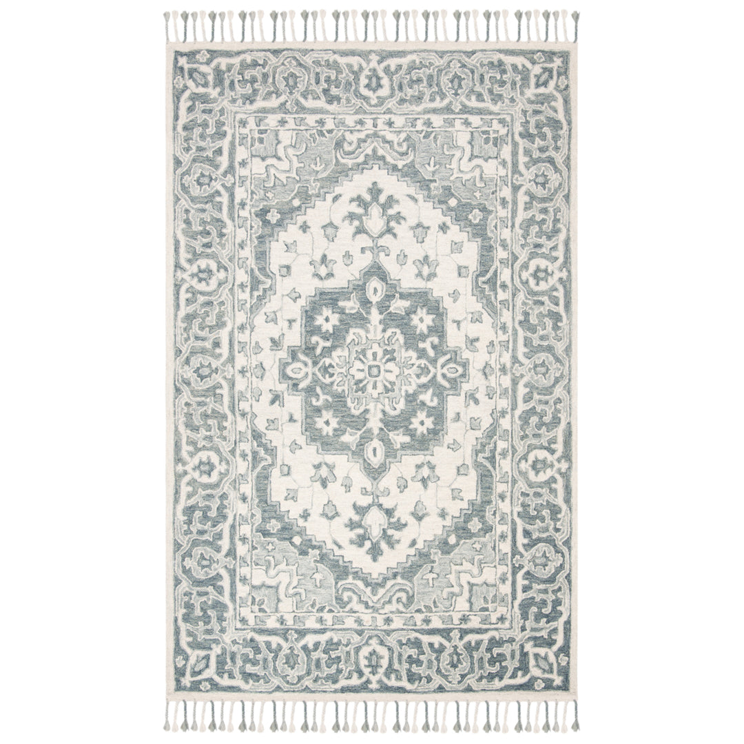 SAFAVIEH Aspen APN122A Handmade Grey / Light Grey Rug Image 10