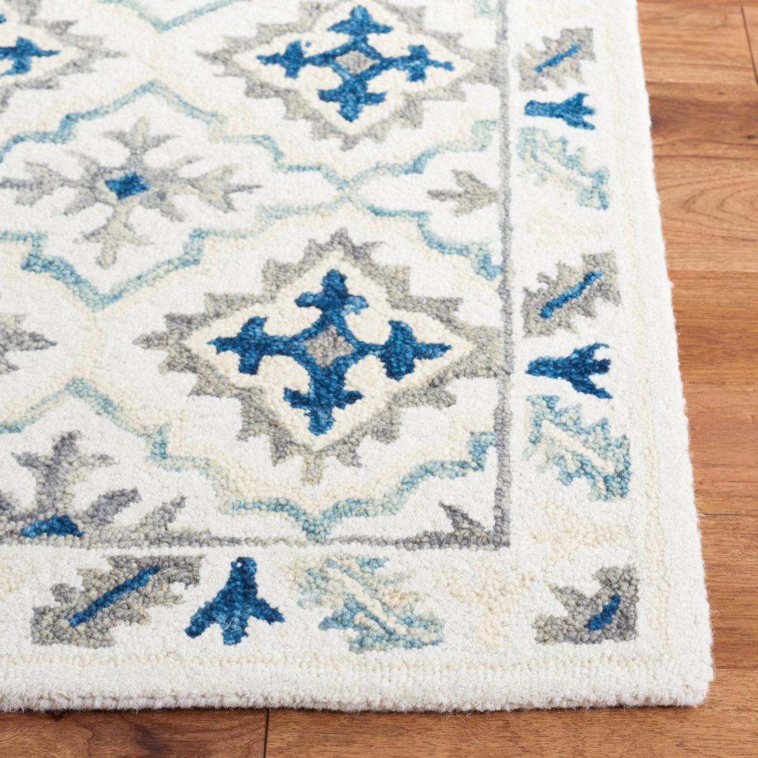 SAFAVIEH Aspen APN140A Handmade Ivory / Blue Rug Image 2