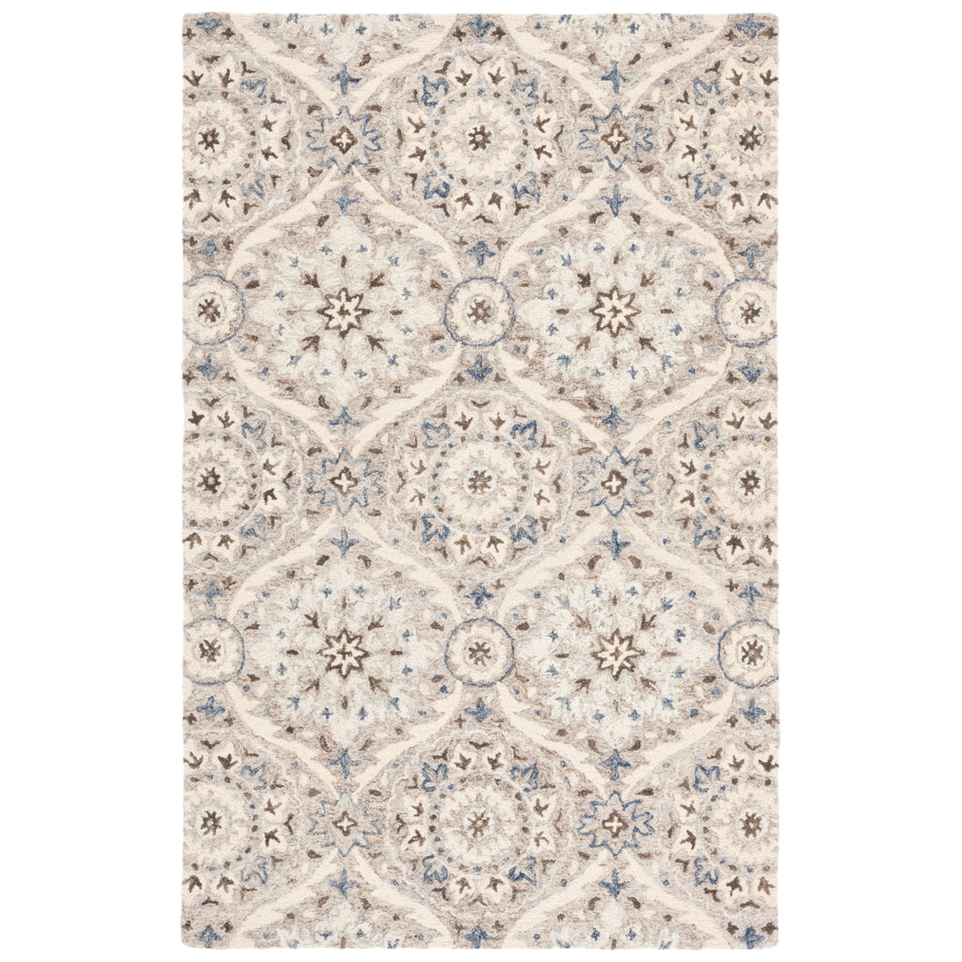 SAFAVIEH Aspen APN141B Handmade Beige / Grey Rug Image 1