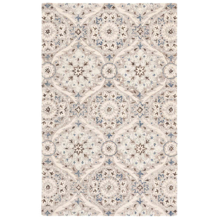 SAFAVIEH Aspen APN141B Handmade Beige / Grey Rug Image 1