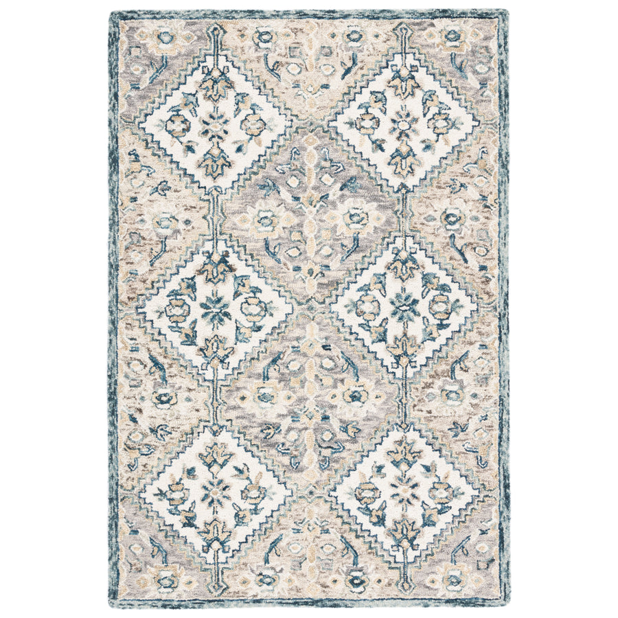 SAFAVIEH Aspen APN142F Handmade Grey / Ivory Rug Image 1