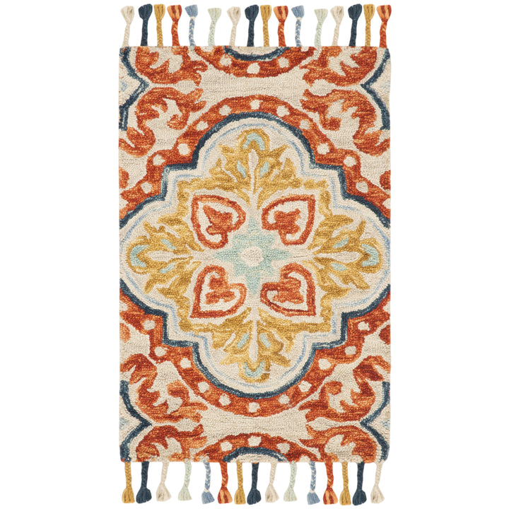 SAFAVIEH Aspen APN217A Handmade Beige / Rust Rug Image 3