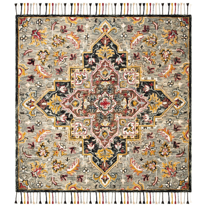 SAFAVIEH Aspen Collection APN207F Grey / Charcoal Rug Image 1