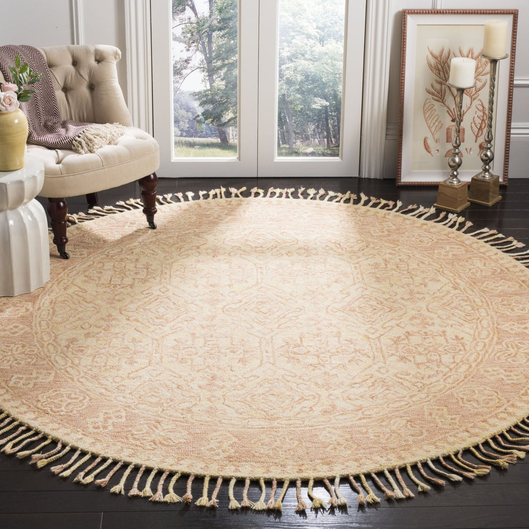 SAFAVIEH Aspen APN225A Handmade Ivory / Blush Rug Image 2