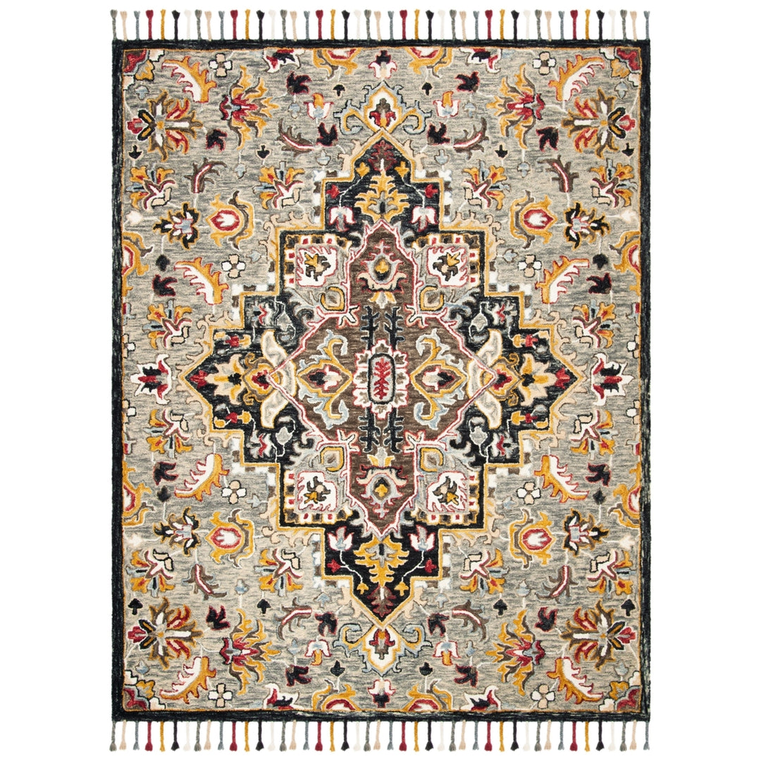 SAFAVIEH Aspen Collection APN207F Grey / Charcoal Rug Image 8