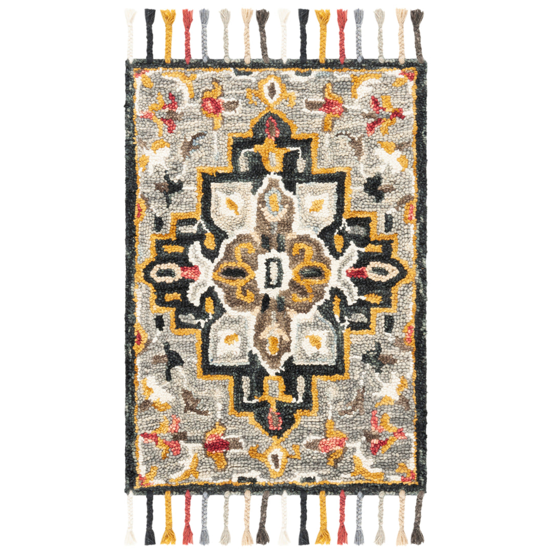 SAFAVIEH Aspen Collection APN207F Grey / Charcoal Rug Image 9