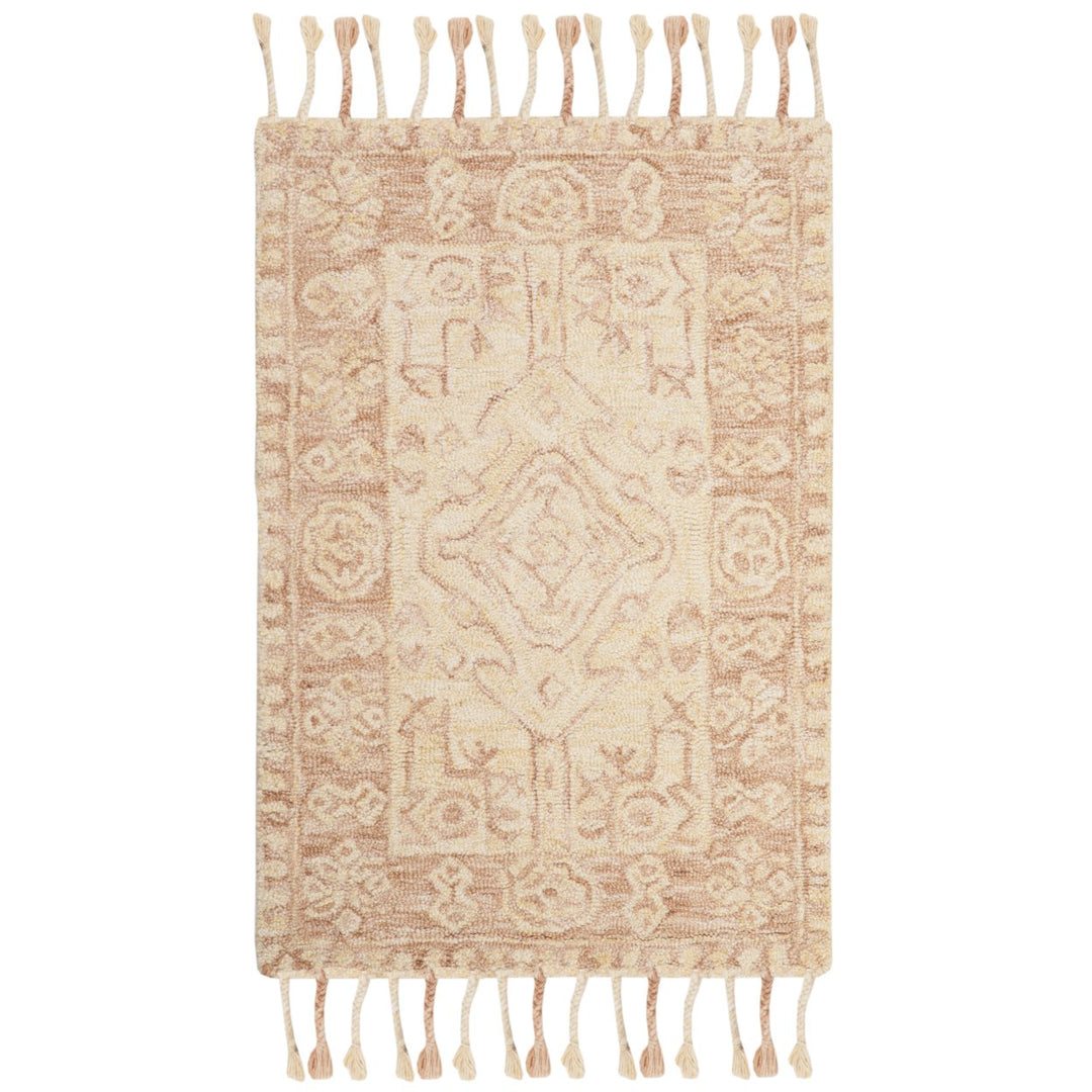 SAFAVIEH Aspen APN225A Handmade Ivory / Blush Rug Image 1