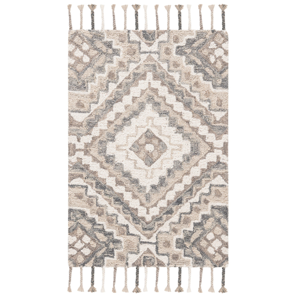 SAFAVIEH Aspen APN250E Handmade Taupe / Ivory Rug Image 2