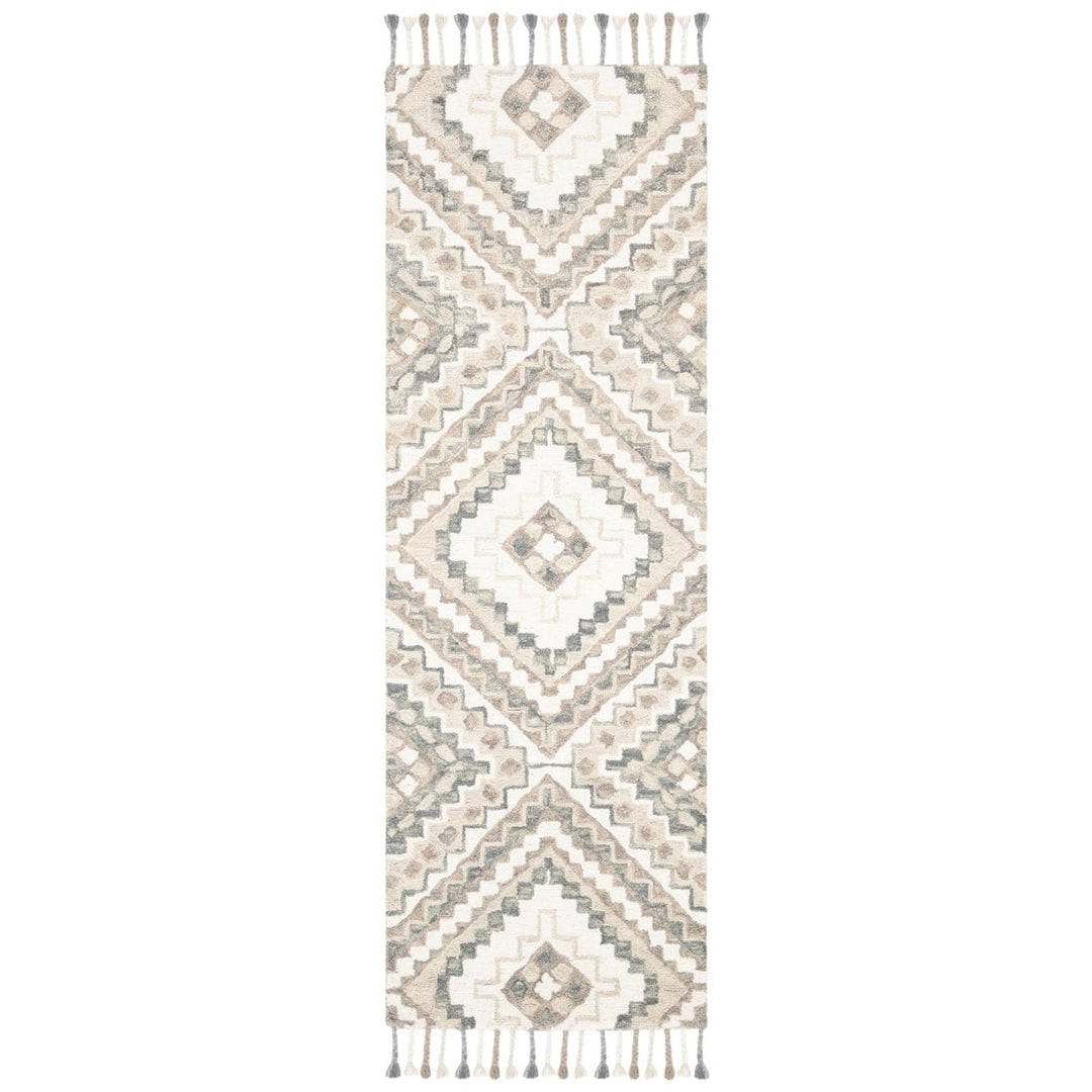 SAFAVIEH Aspen APN250E Handmade Taupe / Ivory Rug Image 3