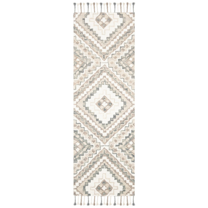 SAFAVIEH Aspen APN250E Handmade Taupe / Ivory Rug Image 3