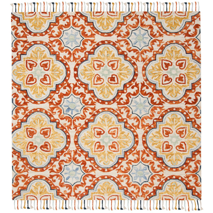 SAFAVIEH Aspen APN217A Handmade Beige / Rust Rug Image 11