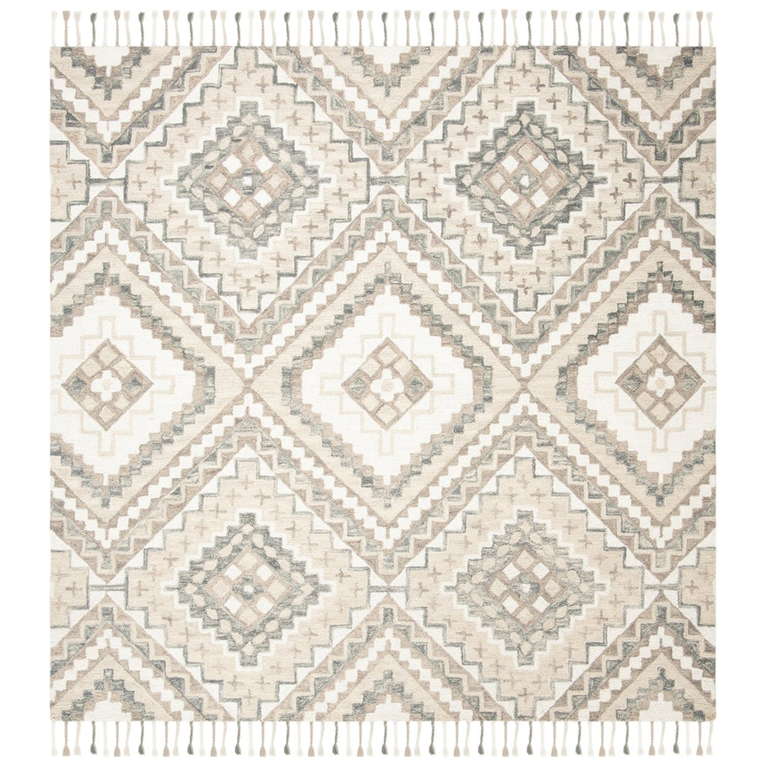 SAFAVIEH Aspen APN250E Handmade Taupe / Ivory Rug Image 7