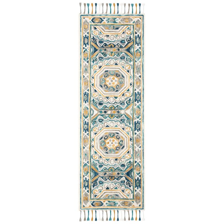 SAFAVIEH Aspen APN251A Handmade Ivory / Charcoal Rug Image 5