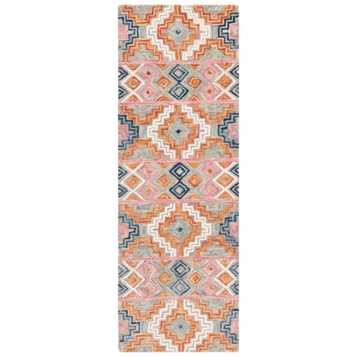 SAFAVIEH APN279P Aspen Orange / Fuchsia Image 1