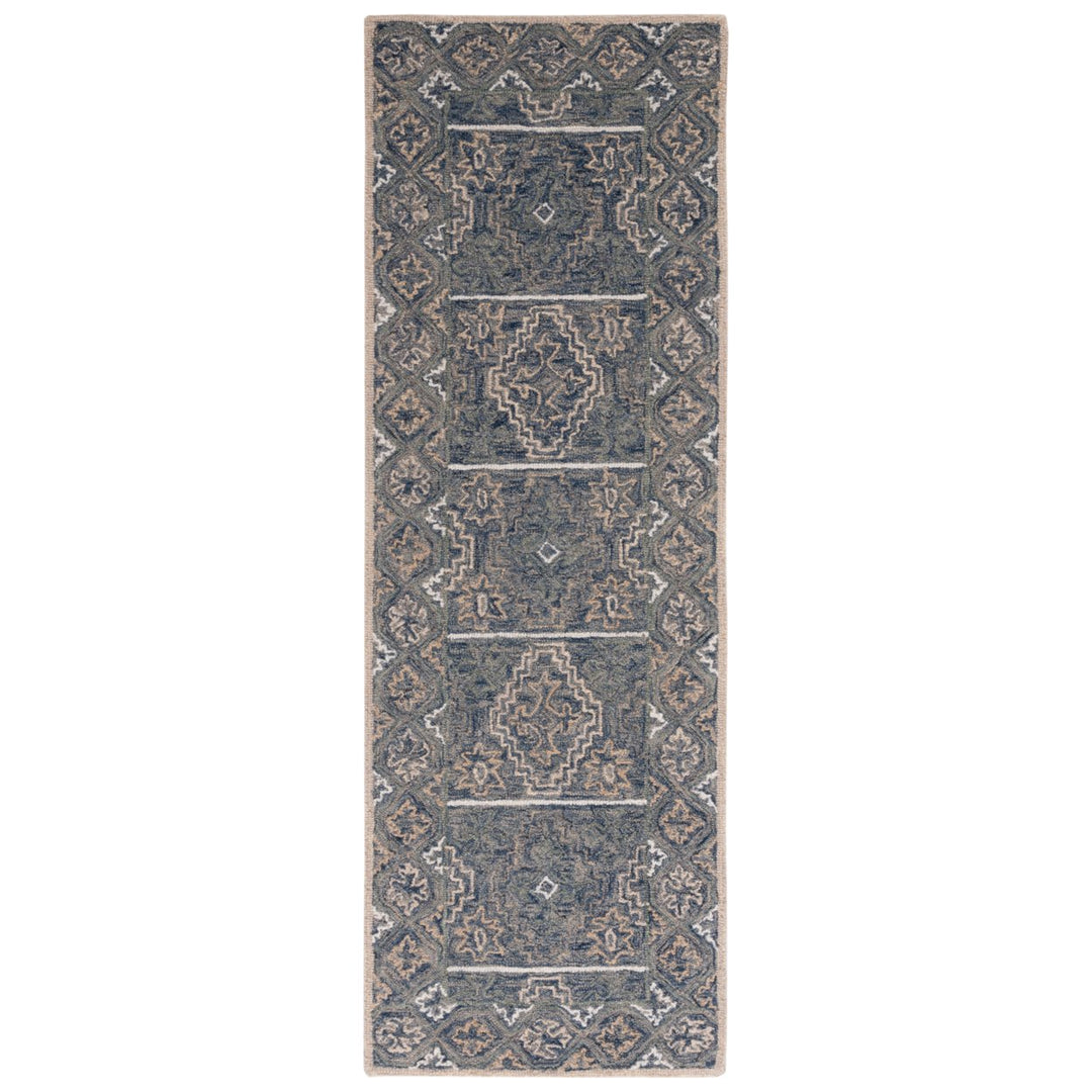 SAFAVIEH Aspen APN275M Handmade Blue / Beige Rug Image 3